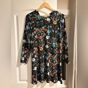 Zara Black Floral Dress